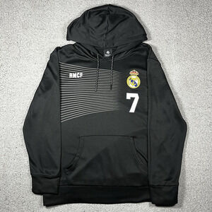 Real Madrid Hoodie Mens M Vinicius #7 Sweatshirt Pullover Futbol Soccer RMFC